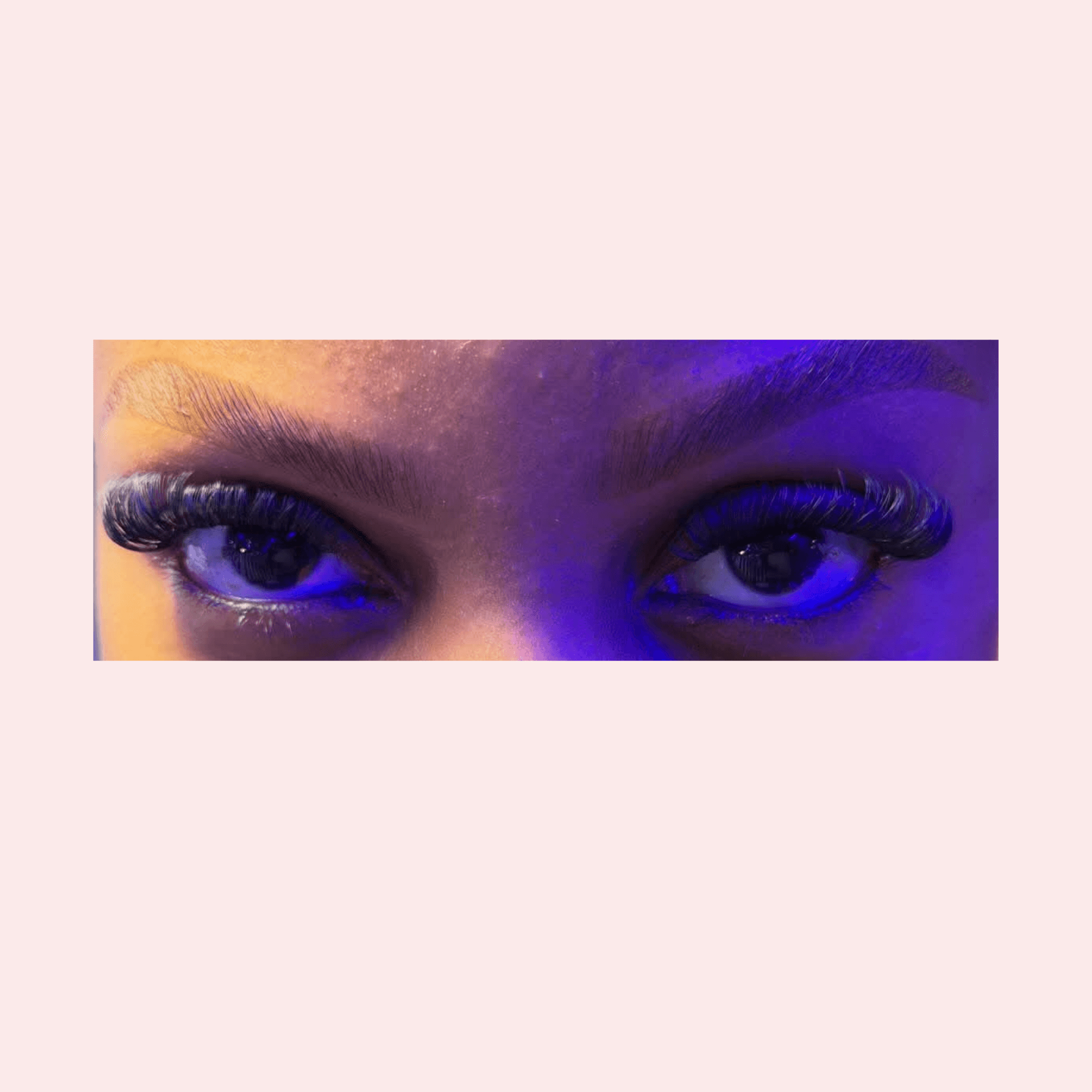 Cat eye lash extensions detail - view 1